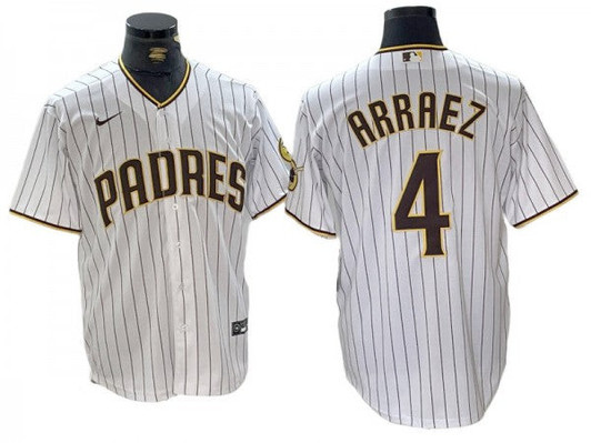 Luis Arraez #4 San Diego Padres Limited Cool Base Jersey - White