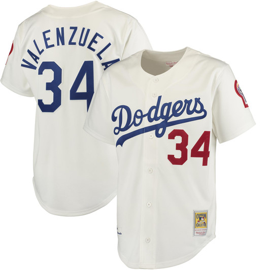 Fernando Valenzuela Los Angeles Dodgers Mitchell & Ness Jersey - White