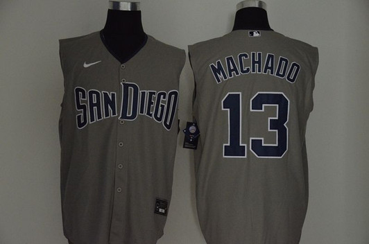 Manny Machado #13 San Diego Padres 2020 Limited Jersey - Grey