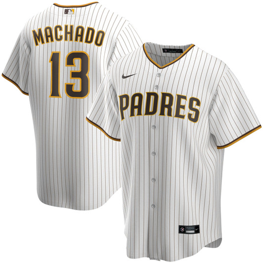 Manny Machado #13 San Diego Padres Nike Alternate Limited Player Jersey - White