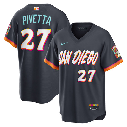 Nick Pivetta San Diego Padres Nike Men'S 2026 Obsidian City Connect Stadium Limited Jersey