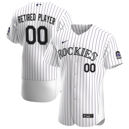 Colorado Rockies Nike Replica Replica Home Pick-A-Player Retired Roster  Jersey - White