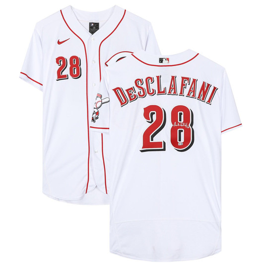 Anthony Desclafani Cincinnati Reds Fanatics  Autographed White Nike Replica Replica  Jersey