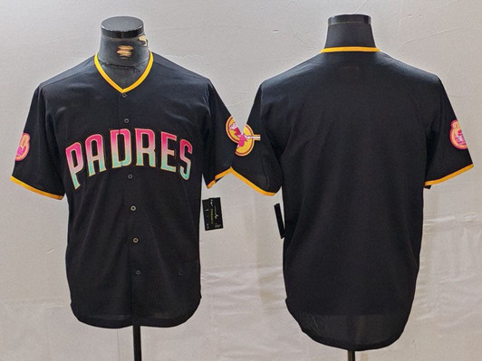 San Diego Padres Limited Blank Cool Base Baseball Jersey - Black