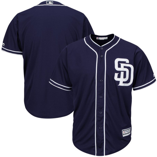 San Diego Padres Majestic Big And Tall Alternate Cool Base Limited Team Jersey - Navy