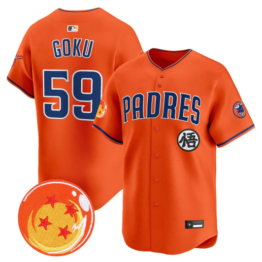 San Diego Padres Men X Dragon Ball Vapor Premier Limited Jersey