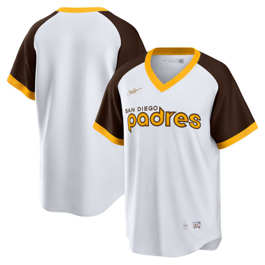 San Diego Padres Nike Home Cooperstown Limited Team Jersey - White