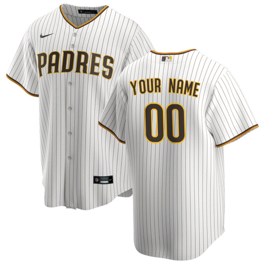 San Diego Padres Nike Home Limited Custom Jersey - White