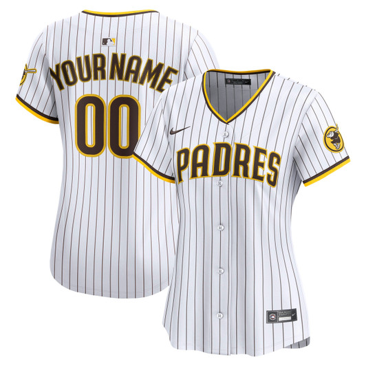 San Diego Padres Nike Women'S Home Limited Custom Jersey - White