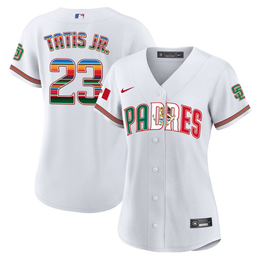 San Diego Padres Women'S Mexico Cool Base V2 Limited Jersey