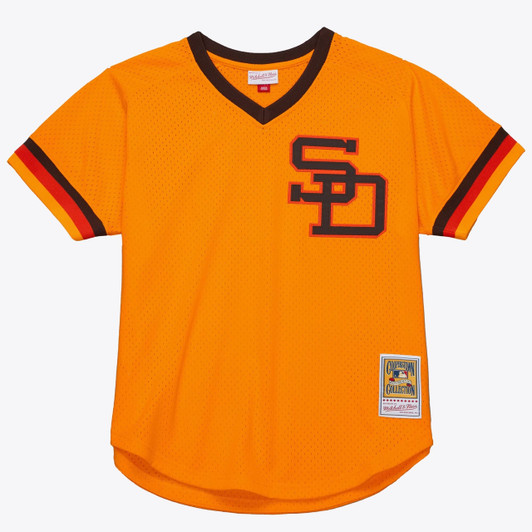 Tony Gwynn #19 San Diego Padres 1982 Authentic Batting Practice Jersey - Gold