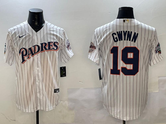 Tony Gwynn #19 San Diego Padres 1987 Rak Limited Throwback Jersey - White