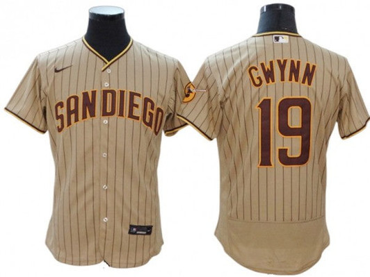 Tony Gwynn #19 San Diego Padres Alternate Limited Flex Base Jersey - Sand