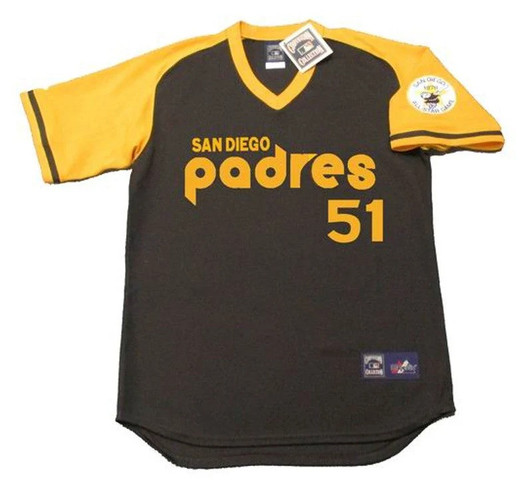 Trevor Hoffman #51 San Diego Padres 1978 Away Limited Throwback Baseball Jersey