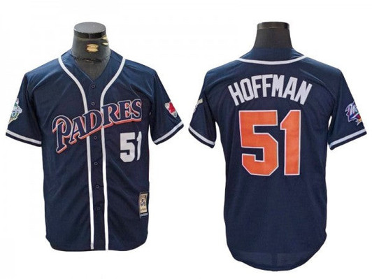 Trevor Hoffman #51 San Diego Padres 1998 Cooperstown Colletcion Limited Jersey - Navy
