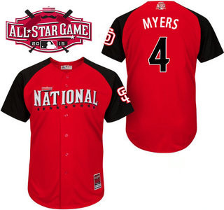 Wil Myers #4 San Diego Padres 2015 National League Star Game Player Jersey - Red