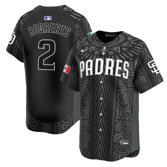 Xander Bogaerts #2 San Diego Padres 2025 Mexican Heritage Vapor Limited Jersey