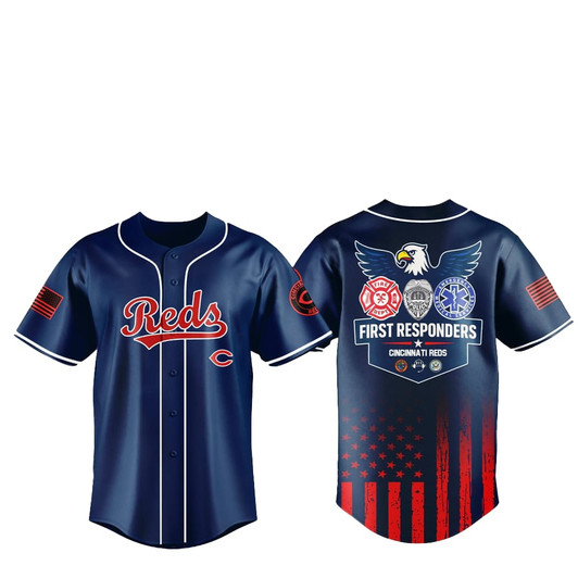 2025 Cincinnati Reds First Responders Night Jersey