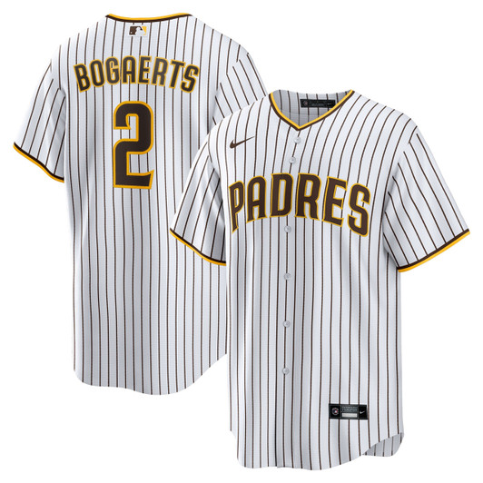 Xander Bogaerts #2 San Diego Padres Nike Home Limited Player Jersey - White Brown