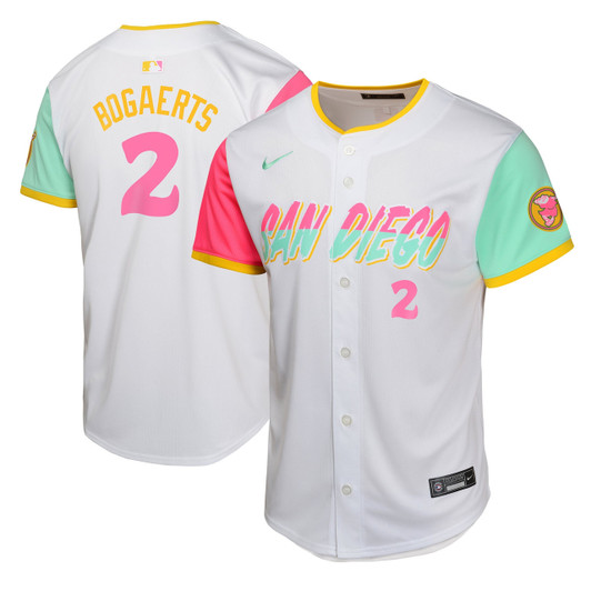 Xander Bogaerts #2 San Diego Padres Nike Youth City Connect Limited Player Jersey - White