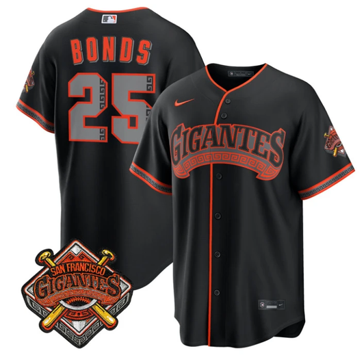 Barry Bonds #25 San Francisco Giants Los Gigantes Vapor Limited Jersey