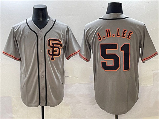 Jung Hoo Lee #51 San Francisco Giants Limited Cool Base Baseball Jersey - Gray