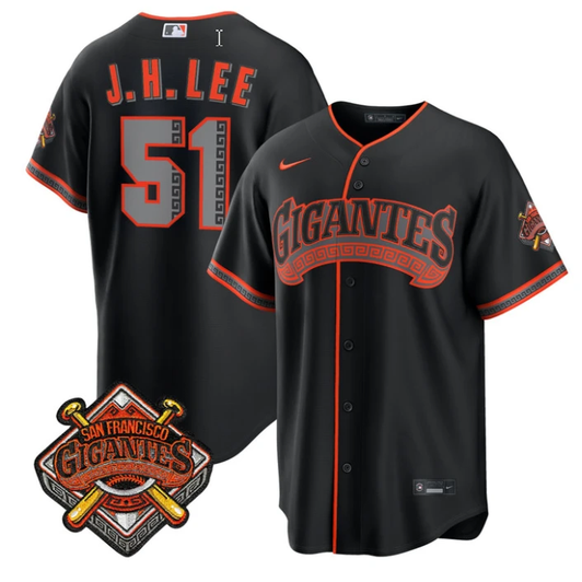 Jung Hoo Lee #51 San Francisco Giants Los Gigantes Vapor Limited Jersey