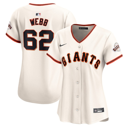 Logan Webb #62 San Francisco Giants Nike Women'S Home Limited Player Jersey - Cream