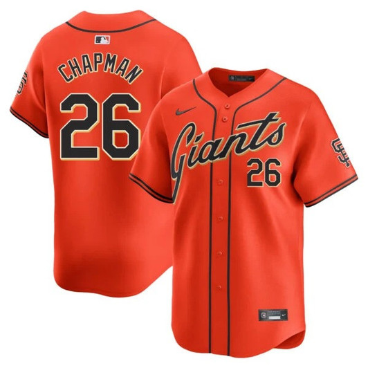 Matt Chapman #26 San Francisco Giants Alternate Limited Jersey - Orange