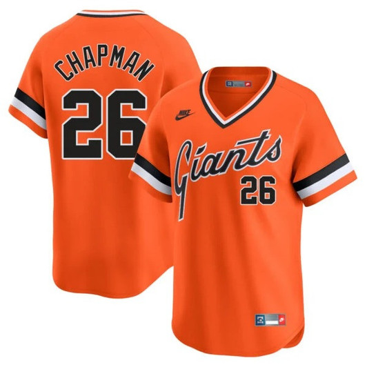 Matt Chapman #26 San Francisco Giants Cooperstown Limited Jersey - Orange
