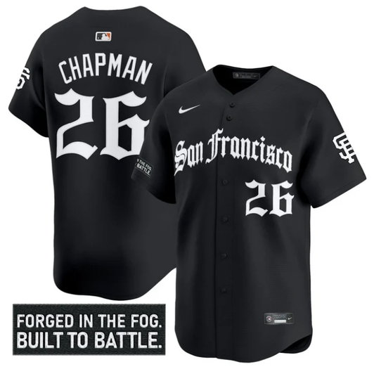 Matt Chapman #26 San Francisco Giants Gothic Fog Edition Vapor Limited Jersey