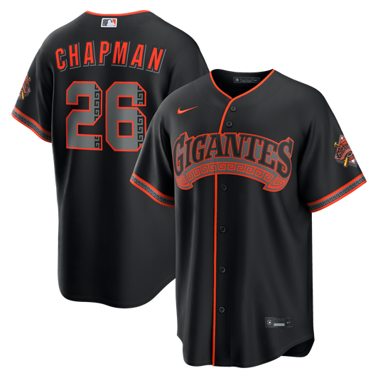 Matt Chapman #26 San Francisco Giants Nike Men'S Alternate Stadium Limited Jersey - Black
