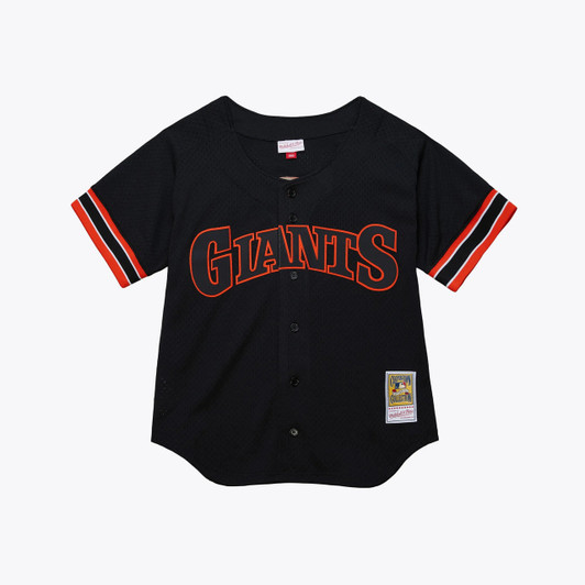 Matt Williams #9 San Francisco Giants 1993 Authentic Batting Practice Jersey - Black