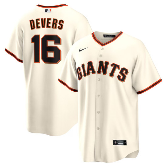 Rafael Devers #16 San Francisco Giants Home Limited Jersey - White