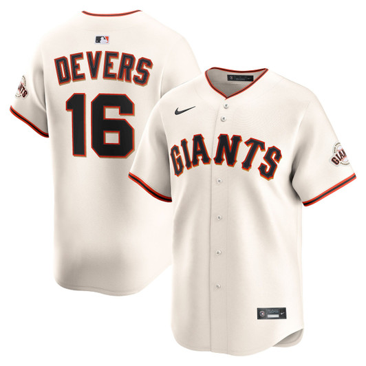 Rafael Devers #16 San Francisco Giants Nike Men'S Home Limited Player Jersey - Cream