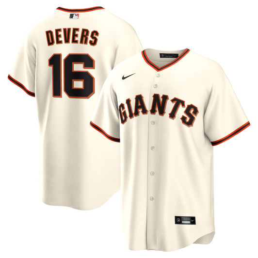 Rafael Devers #16 San Francisco Giants Nike Men'S Home Limited Player Jersey - White