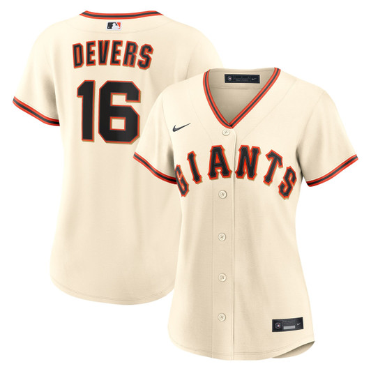 Rafael Devers #16 San Francisco Giants Nike Women'S Home Limited Jersey - Cream