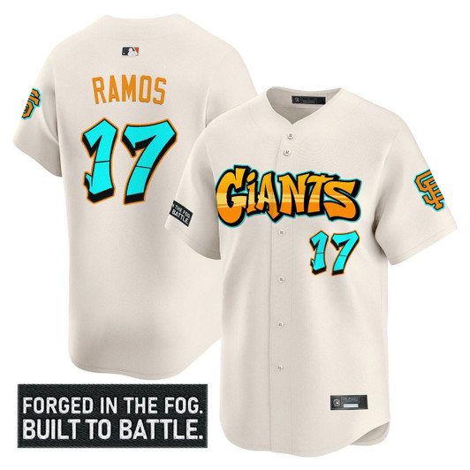San Francisco Giants 'Graffiti Fog City Drop' Vapor Premier Limited Jersey