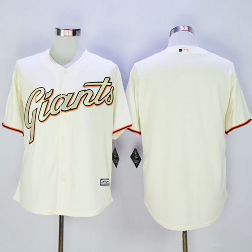 San Francisco Giants Blank Creamgold No Limited Cool Base Jersey