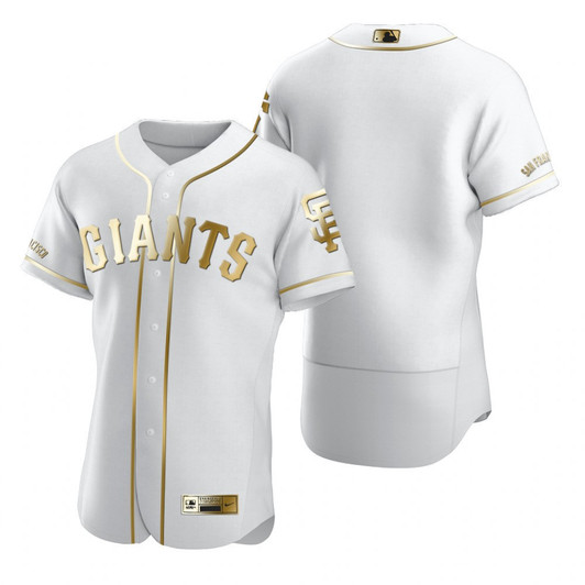 San Francisco Giants Brandedition White Gift Giants Fans Limited Jersey - Golden