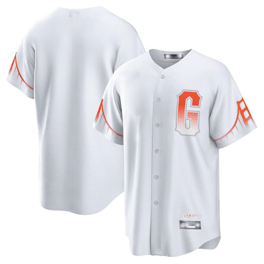 San Francisco Giants City Connect Baseball Jerseys Limited Jersey - White
