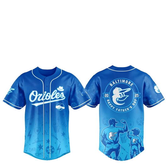 2025 Baltimore Orioles Happy Father Day Baseball Jersey Combo