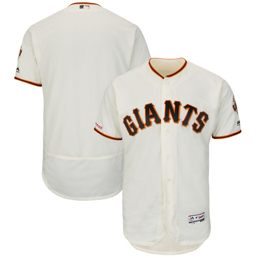 San Francisco Giants Majestic Home Limited Flex Base Team Jersey - Ivory