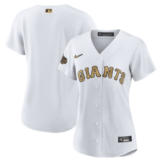 San Francisco Giants Nike Womens 2022 Star Game Limited Blank Jersey - White