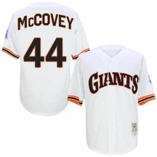 Willie Mccovey #44 San Francisco Giants 1989 Limited Throwback Jersey - White