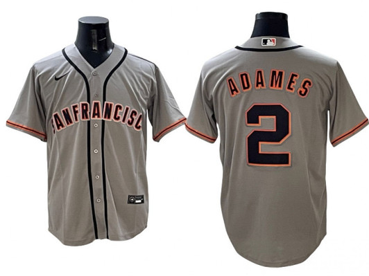 Willy Adames #2 San Francisco Giants Limited Jersey - Gray