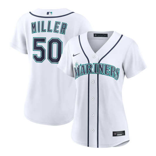 Bryce Miller Seattle Mariners Nike Women'S Home Limited Jersey - White