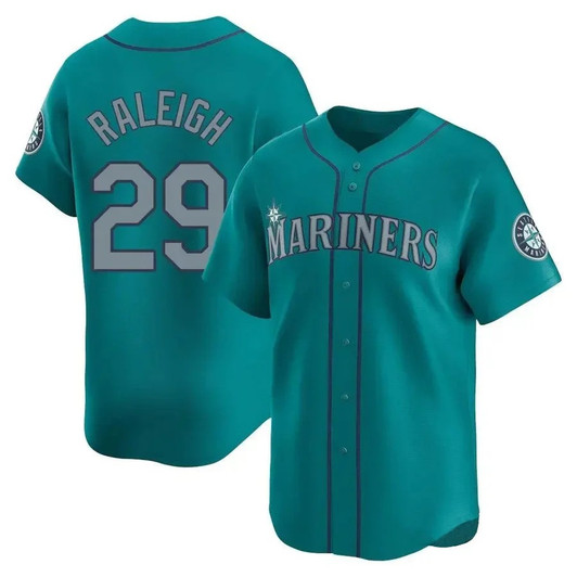 Cal Raleigh #29 Seattle Mariners Limited Jersey - Green