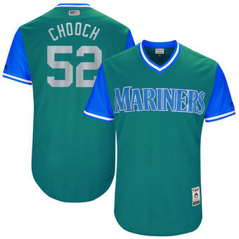 Carlos Ruiz Seattle Mariners Majestic Mens 2017 Chooch Players Weekend Authentic Jersey - Aqua