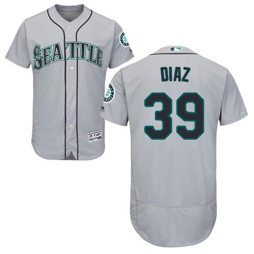 Edwin Diaz #39 Seattle Mariners Flexbase Authentic Baseball Jersey - Grey